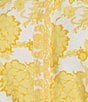 Alex Marie Millie Floral Short Sleeve Wrap Dress, Color:Yellow Floral - Image 4