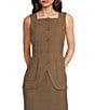 Alex Marie Nadia Anywhere, Everywhere Coordinating Square Neck Sleeveless Vest - Image 1