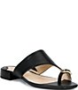 Alex Marie Nancy Leather Ornamented Toe Loop Sandals - Image 1