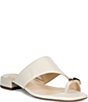 Alex Marie Nancy Leather Ornamented Toe Loop Sandals - Image 1