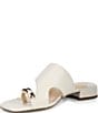 Alex Marie Nancy Leather Ornamented Toe Loop Sandals - Image 4