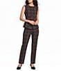 Alex Marie Nichole Green Tartan Crew Neck Vest - Image 3