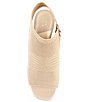 Color:Spanish Sand - Image 5 - Patti Stretch Knit Wedge Sandals