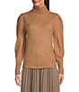 Color:Fawn - Image 1 - Penelope Long Sleeve Turtleneck Pull-On Sweater