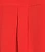Alex Marie Piper Lightweight Soft Crepe de Chine Point Collar Long Sleeve Button Front Top, Color:Bright Poppy - Image 4
