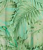 Color:Tropical Green - Image 3 - Plus Hallie Palm Chiffon Long Sleeve Maxi Dress