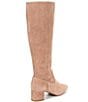 Color:Piazza Taupe - Image 2 - Prizelle Wide Calf Tall Shaft Suede Boots