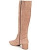 Color:Piazza Taupe - Image 3 - Prizelle Wide Calf Tall Shaft Suede Boots