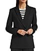 Alex Marie Rachel Coordinating Stretch Ponte Peak Lapel Blazer Jacket - Image 1