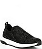 Color:Black - Image 1 - Raven Jeweled Slip-On Sneakers
