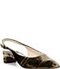 Alex Marie Rumi Velvet Slingback Pumps - Image 1