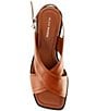 Alex Marie Ryanne Leather Sling Back Stack Heel Sandals - Image 5