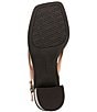 Alex Marie Ryanne Leather Sling Back Stack Heel Sandals - Image 6