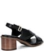 Alex Marie Ryanne Leather Sling Back Stack Heel Sandals - Image 4