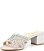 Color:Silver - Image 4 - Saline Shimmer Chain Rhinestone Dress Sandals