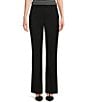 Color:Black - Image 1 - Suzie Anywhere, Everywhere Coordinating Straight Leg Mid Rise Pants