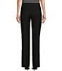 Color:Black - Image 2 - Suzie Anywhere, Everywhere Coordinating Straight Leg Mid Rise Pants