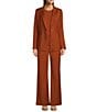 Color:Ginger - Image 3 - Suzie Anywhere, Everywhere Coordinating Straight Leg Mid Rise Pants