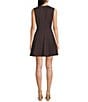 Alex Marie Toby Anywhere, Everywhere Sleeveless Above Knee Stretch Twill Dress, Color:Espresso - Image 2