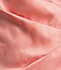 Alex Marie Tonya Long Sleeve Notch Collar V-Neck Midi Wrap Dress, Color:Pretty Pink - Image 3