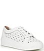 Color:White - Image 1 - Wilkie Laser Cut Sneakers