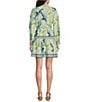 Alex Marie Wren Bird Print Long Sleeve Button Front Dress, Color:Bird Print - Image 2