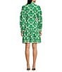 Alex Marie Wren Long Sleeve Button Front Dress, Color:Green Multi - Image 2