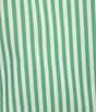 Color:Emerald Stripe - Image 4 - x Brrr° Layla Pin Stripe Coordinating Pull On Shorts
