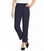 Ali Miles Knit Slight Barrel Leg Crop Length Pull-On Pants - Image 1