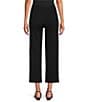 Ali Miles Knit Sweater Elastic Waistband Crop Length Straight Leg Front Drawstring Pants - Image 2