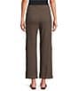 Ali Miles Petite Size Coordinating Knit Yarn Dye Stripe Straight Leg Pull-On Pants - Image 2