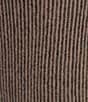 Ali Miles Petite Size Coordinating Knit Yarn Dye Stripe Straight Leg Pull-On Pants - Image 4