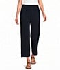Ali Miles Petite Size Coordinating Wide Leg Pull-On Pants - Image 1