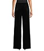 Ali Miles Petite Size Velvet Flared Full Length Pull-On Pants - Image 2