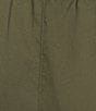 Ali Miles Petite Size Woven Drawstring Button Detail Hem Pants - Image 5