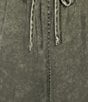 Ali Miles Plus Size Coordinating Applique Drawstring Straight Pull-On Pants - Image 4