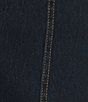 Ali Miles Plus Size Denim Wide Leg Elastic Waistband Pull-On Pants - Image 4