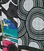 Ali Miles Plus Size Multi Abstract Wire Collar 3/4 Sleeve Button Front Jacket - Image 4