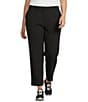 Ali Miles Plus Size Straight Leg Side Stripe Pants - Image 1