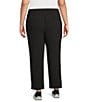 Ali Miles Plus Size Straight Leg Side Stripe Pants - Image 2