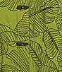 Ali Miles Plus Size Woven Allover Floral Embroidered Point Collar Long Sleeve Button Front Tunic, Color:Olive - Image 4