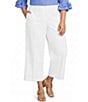 Ali Miles Plus Size Woven Cropped Pants - Image 1