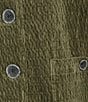 Ali Miles Point Collar Long Sleeve Button Front Jacket, Color:Deep Olive - Image 5