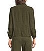 Ali Miles Woven Baby Corduroy Notch Collar Long Sleeve Zip Front Jacket - Image 2