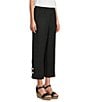 Ali Miles Woven Button Detail Pull-On Ankle Pants - Image 3