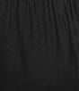 Ali Miles Woven Button Detail Pull-On Ankle Pants - Image 6