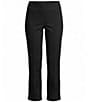 Ali Miles Woven Flat Front Straight Leg Ankle Length Front Pintuck Pull On Pants - Image 5