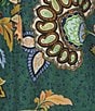 Ali Miles Woven Floral Multi Printed V-Neck 3/4 Sleeve Pull Over Top - Image 4