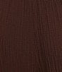 Ali Miles Woven Pull On Wide Leg Ankle Length Pants - Image 4