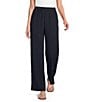 Ali Miles Woven Pull On Wide Leg Ankle Length Pants - Image 1
